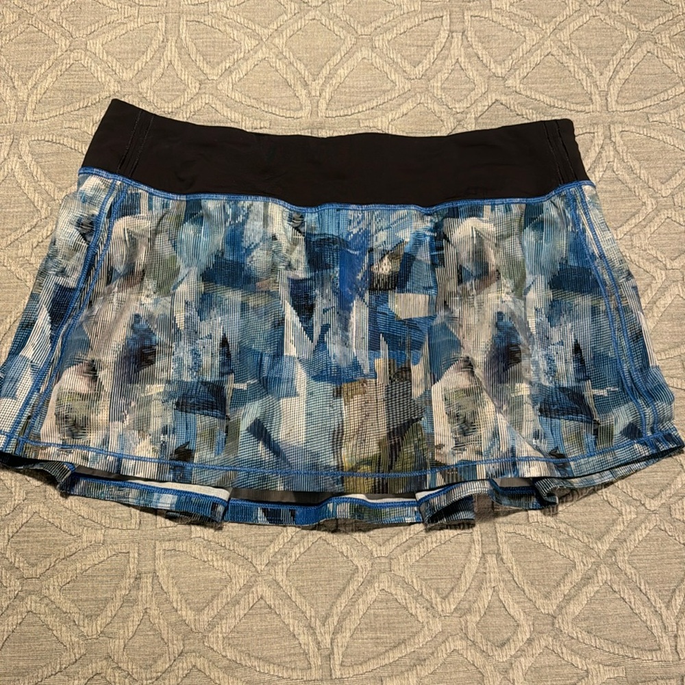 Lululemon skort - play off the pleats - short length